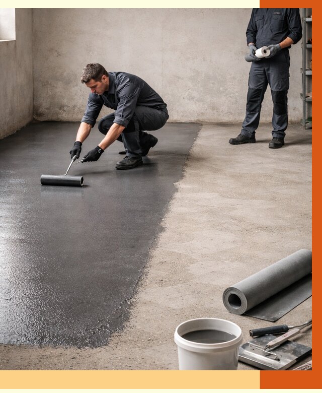 Гидроизоляция гаражного пола в Городце от 3543 руб./м² — ТепломастерГрд профессионально