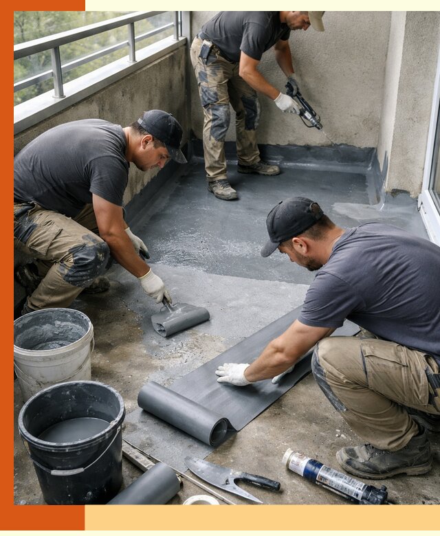 Гидроизоляция балкона в Городце: надежная защита от протечек