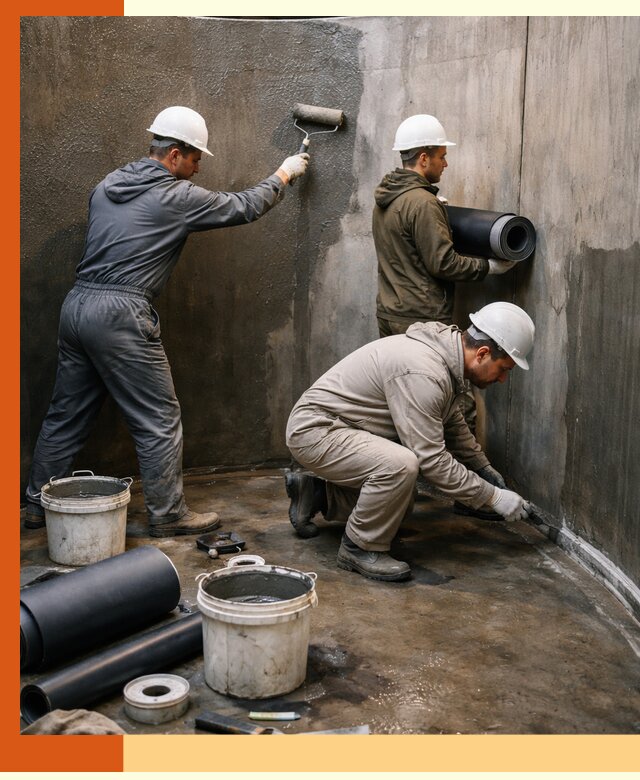 Гидроизоляция резервуара профессионально в Городце