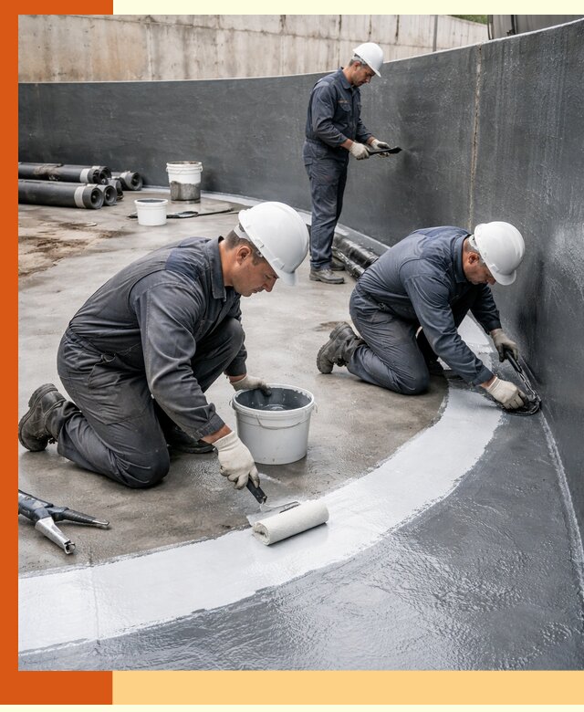 Гидроизоляция резервуара для топлива в Городце