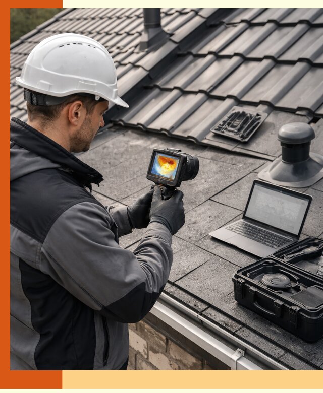 Тепловизионное обследование кровли в Городце для выявления дефектов