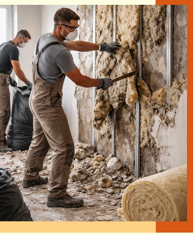 Демонтаж старого утеплителя в Городце от 3543 руб. — работы под ключ | ТепломастерГрд