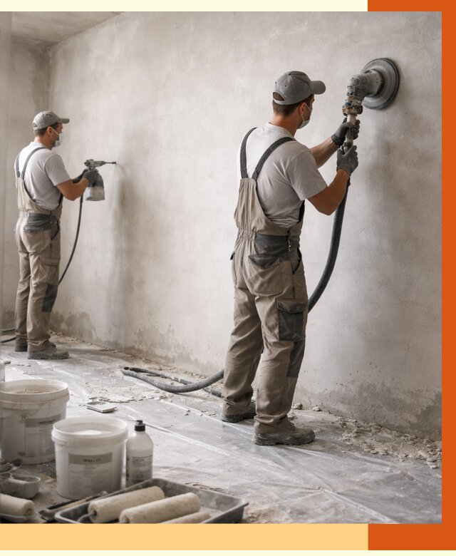 Подготовка поверхности под напыление в Городце от 1215 руб. — ТепломастерГрд