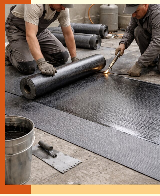 Монтаж гидроизоляционной мембраны в Городце для зданий и конструкций