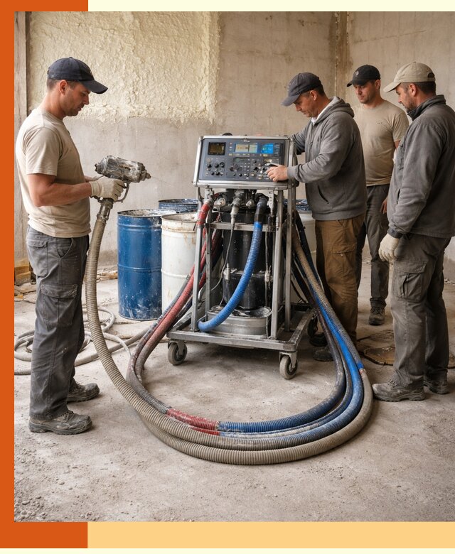 Аренда установки для напыления ППУ в Городце на выгодных условиях